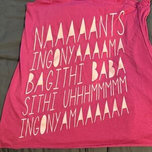 Lion king racer back tank top 
Size small 
Bella canvas brand